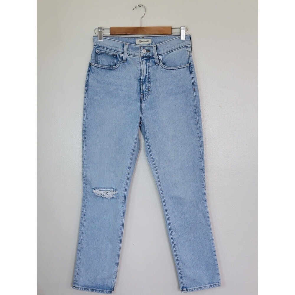 MADEWELL Perfect Vintage Crop Jeans Sudbury Wash Women's Size 26 Denim